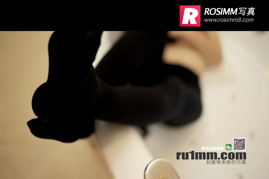[RU1MM如壹写真]NO.201 黑丝透明高跟鞋给力性感至极